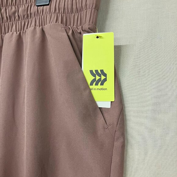 All In Motion Women's M Plum Purple Active Light High-Rise Woven Taper Pants - Picture 11 of 15